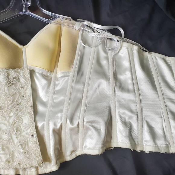 Martina Liana Strapless Wedding Corset/Bodice - Picture 6 of 8